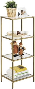 REGAŁ NA KSIĄŻKI LUSSO, PÓŁKA, SZAFKA, DO SALONU, LOFT, BIUROWY, 95 CM