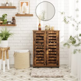 SZAFKA ŁAZIENKOWA CHARME, RUSTYKALNY BRĄZ, LOFT, STOJĄCA, REGAŁ, RETRO