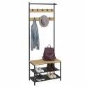 WIESZAK NA UBRANIA, SZAFKA NA BUTY, SIEDZISKO, AETHEL, DĄB ARTISAN, LOFT