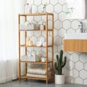 REGAŁ LUMINA, SZAFKA NA KSIĄŻKI, 5 PÓŁEK, PÓŁKA, OTWARTY, LOFT, SALONU, CM