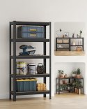 REGAŁ SZAFKA LUMINOS NA KSIĄŻKI, 5 PÓŁEK, LOFT, INDUSTRIALNY, DO SALONU