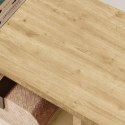 REGAŁ NA KSIĄŻKI ETHEREA, DĄB ARTISAN, 6 PÓŁEK, SZAFKA, LOFT, DO SALONU, CM