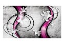 Fototapeta - Fioletowy motyw kwiatowy