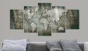 Obraz na szkle akrylowym - Plexi: Mapa retro