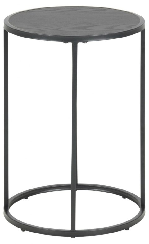 Stolik DENMARK czarny okrągły 40x40, metal, LOFT Stolik DENMARK czarny okrągły 40x40, metal, LOFT