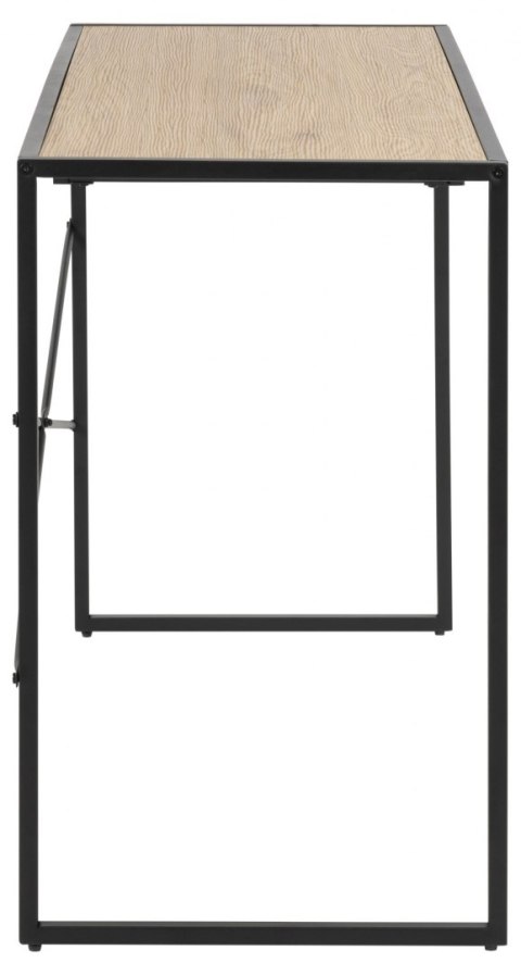 INDUSTRIALNE BIURKO DENMARK LOFT, Z SZUFLADĄ, CZARNY METAL, DĄB, 110 CM INDUSTRIALNE BIURKO DENMARK LOFT, Z SZUFLADĄ, CZARNY METAL, DĄB, 110 CM