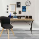 Biurko Loft czarne - metal, MDF, proste, solidne
