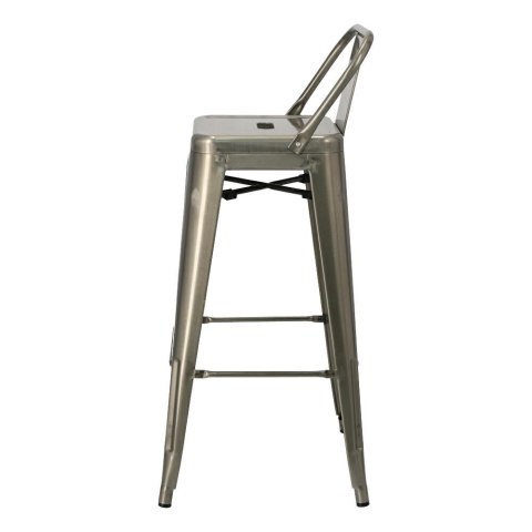 METALOWY HOKER LOFT ARTPRO Z OPARCIEM, INDUSTRIALNY, DO KUCHNI 75 CM METALOWY HOKER LOFT ARTPRO Z OPARCIEM, INDUSTRIALNY, DO KUCHNI 75 CM