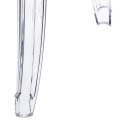 PRZEZROCZYSTY STÓŁ BAROKOWY, KWADRAT, SZKLANY BLAT, DO SALONU GLAMOUR 64 cm