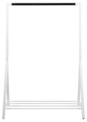 METALOWY WIESZAK, BIAŁY, MINIMALISTYCZNY, LOFT