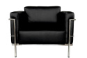 Fotel Soft GC czarna skóra