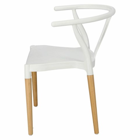 Krzesło Wishbone białe, eleganckie, proste, solidne, do kuchni, do jadalni Krzesło Wishbone białe, eleganckie, proste, solidne, do kuchni, do jadalni