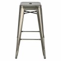 METALOWY HOKER LOFT ARTPRO, INDUSTRIALNY, STOŁEK BAROWY DO KUCHNI, 75 CM