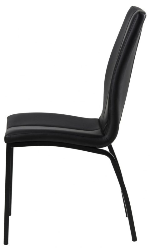 ELEGANCKIE CZARNE KRZESŁO, METALOWE, WYSOKIE OPARCIE, DO KUCHNI, DO JADALNI ELEGANCKIE CZARNE KRZESŁO, METALOWE, WYSOKIE OPARCIE, DO KUCHNI, DO JADALNI