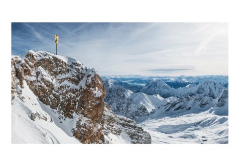 Fototapeta Samoprzylepna - 490x280 Zima w Zugspitze Fototapeta Samoprzylepna - 490x280 Zima w Zugspitze
