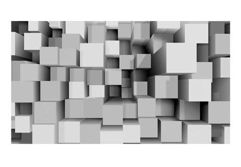FOTOTAPETA SAMOPRZYLEPNA 490x280 Szare kostki 3D FOTOTAPETA SAMOPRZYLEPNA 490x280 Szare kostki 3D