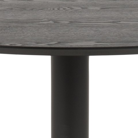Stół Ibiza okrągły 110 cm CZARNY METAL, JEDNA NOGA Stół Ibiza okrągły 110 cm CZARNY METAL, JEDNA NOGA