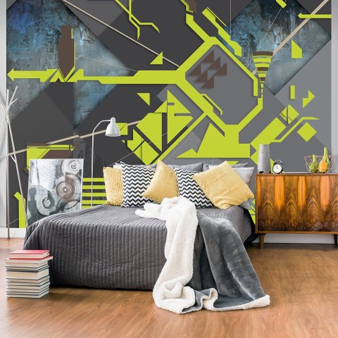 Fototapeta - Zielone ścieżki, Modern Fototapeta - Zielone ścieżki, Modern