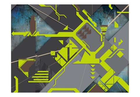 Fototapeta - Zielone ścieżki, Modern Fototapeta - Zielone ścieżki, Modern