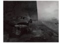 Fototapeta - Stare auto, ruiny miasta