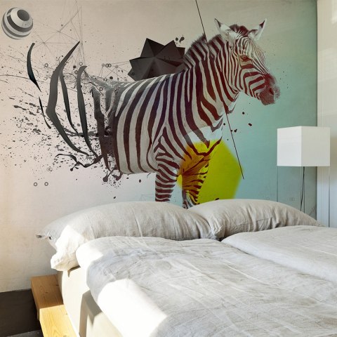 Fototapeta - Abstrakcja, Zebra 3D Fototapeta - Abstrakcja, Zebra 3D