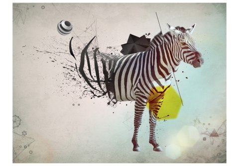 Fototapeta - Abstrakcja, Zebra 3D Fototapeta - Abstrakcja, Zebra 3D