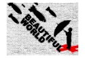 Fototapeta - Beautiful World, Banksy