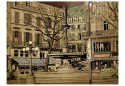 Fototapeta - Paryż Retro - Fontanna