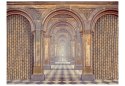 Fototapeta - Zamkowa Komnata 3D tunel