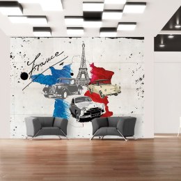 Fototapeta - Stylizowana Mapa Francji