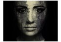 Fototapeta - Twarz kobiety, Las