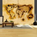 Fototapeta - Stara Papierowa Mapa