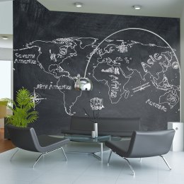 Fototapeta - Mapa (Język czeski)