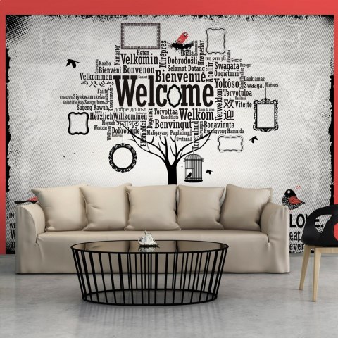 Fototapeta - Welcome, drzewo, napisy Fototapeta - Welcome, drzewo, napisy