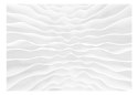 Fototapeta - Origami Wall, Biała 3D