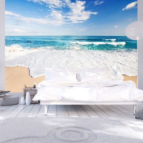 Fototapeta - Bałwany morskie na plaży Fototapeta - Bałwany morskie na plaży