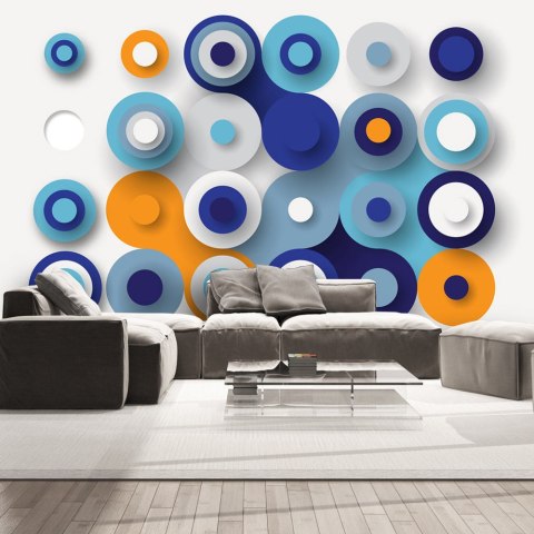 Fototapeta - Niebieska, Geometryczna Fototapeta - Niebieska, Geometryczna