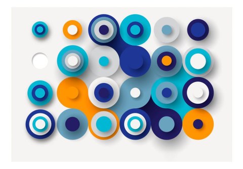 Fototapeta - Niebieska, Geometryczna Fototapeta - Niebieska, Geometryczna