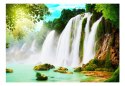 Fototapeta - Natura, Leśny Wodospad