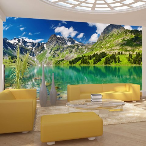 Fototapeta - Górskie jezioro Fototapeta - Górskie jezioro