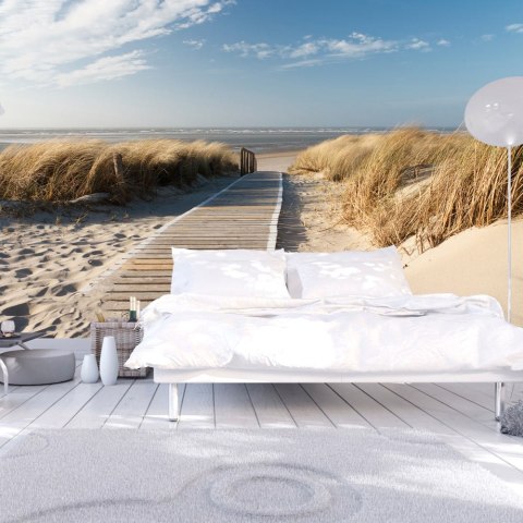 Fototapeta - Plaża Morza Północnego Fototapeta - Plaża Morza Północnego