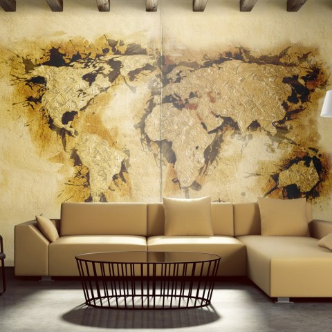 Fototapeta - Mapa poszukiwaczy złota Fototapeta - Mapa poszukiwaczy złota