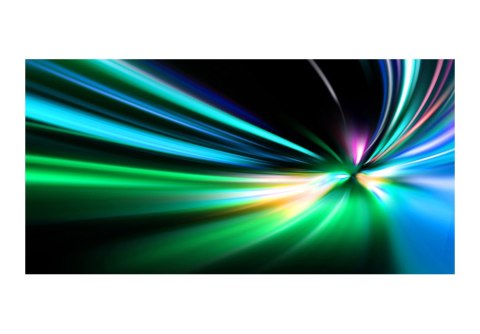 Fototapeta - Kolorowy tunel świetlny Fototapeta - Kolorowy tunel świetlny