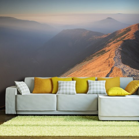Fototapeta - Widok na góry Bieszczady Fototapeta - Widok na góry Bieszczady