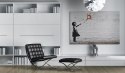 Obraz - Dziewczynka z telewizorem (Banksy)