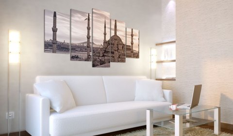 OBRAZ NA ŚCIANĘ DO SALONU, 100 x 50 cm, 5 CZĘŚCIOWY - Meczet na Bliskim Wschodzie OBRAZ NA ŚCIANĘ DO SALONU, 100 x 50 cm, 5 CZĘŚCIOWY - Meczet na Bliskim Wschodzie