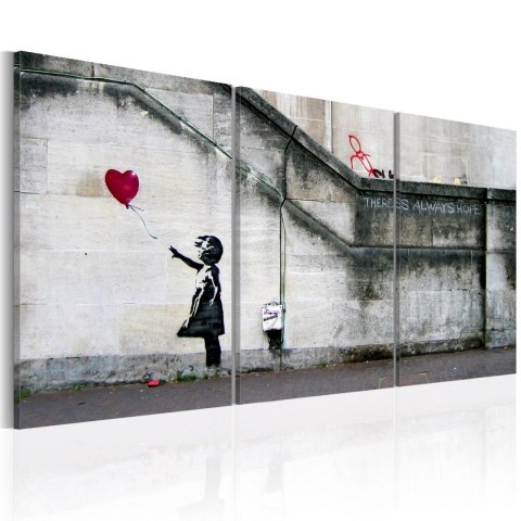 Obraz - Dziewczynka z balonem - Banksy Obraz - Dziewczynka z balonem - Banksy