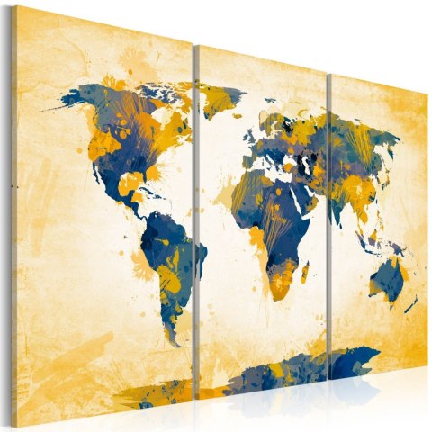 Obraz - Four corners of the World - triptych Obraz - Four corners of the World - triptych