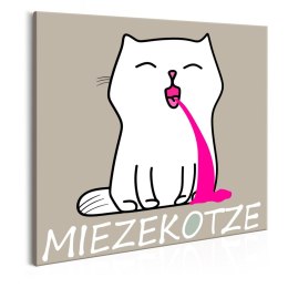 KWADRATOWY OBRAZ NA ŚCIANĘ DO SALONU 40 x 40 CM - Miezekotze