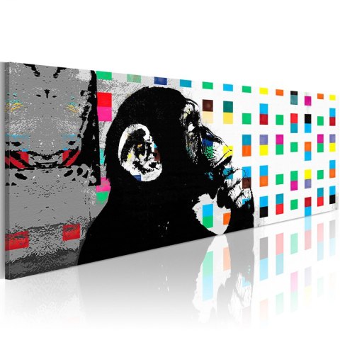 Obraz - Banksy: The Thinker Monkey Obraz - Banksy: The Thinker Monkey